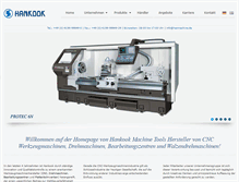 Tablet Screenshot of hanmachine.de
